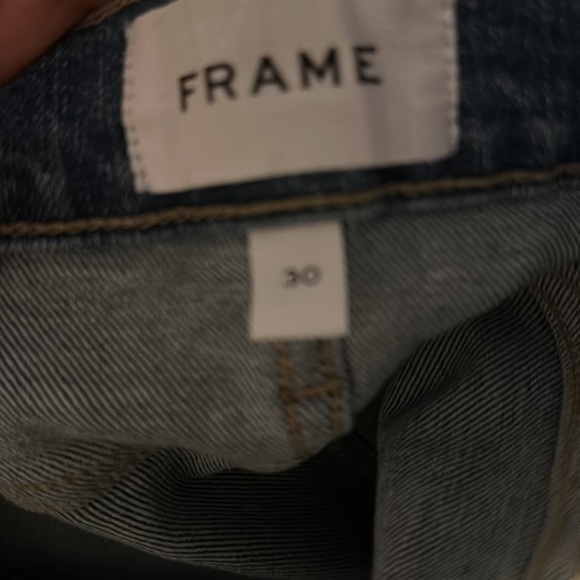 Frame denim high rise flare jeans in Cairo 30 - Picture 3 of 7